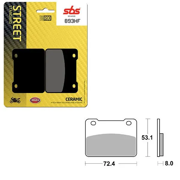 Sbs Atv/Utv Ceramic Brake Pad (6190893108) 1