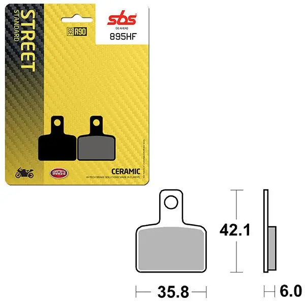 Sbs Atv/Utv Ceramic Brake Pad (6190895108) 1