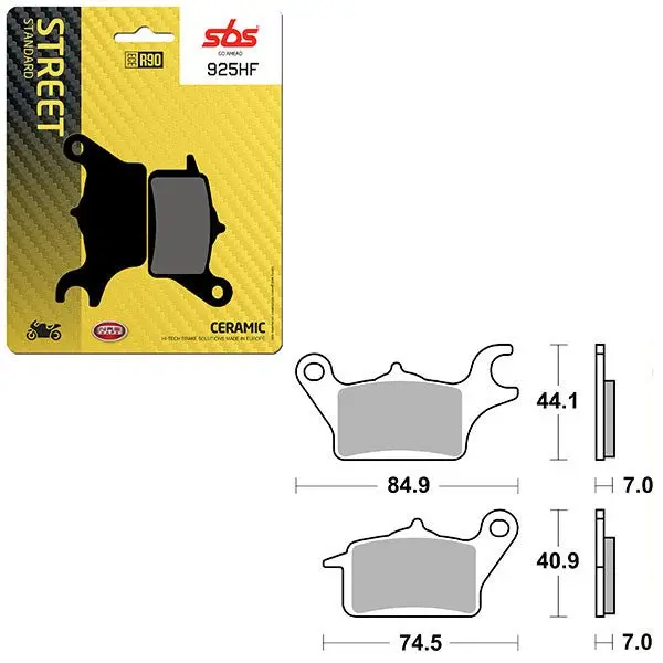 Sbs Atv/Utv Ceramic Brake Pad (6190925108) 1