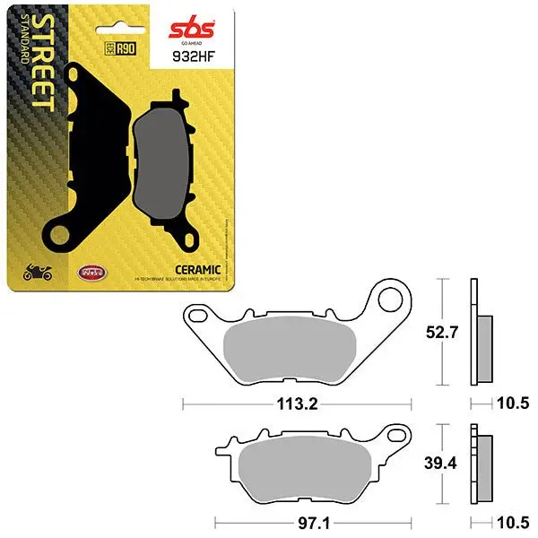 Sbs Atv/Utv Ceramic Brake Pad (6190932108) 1