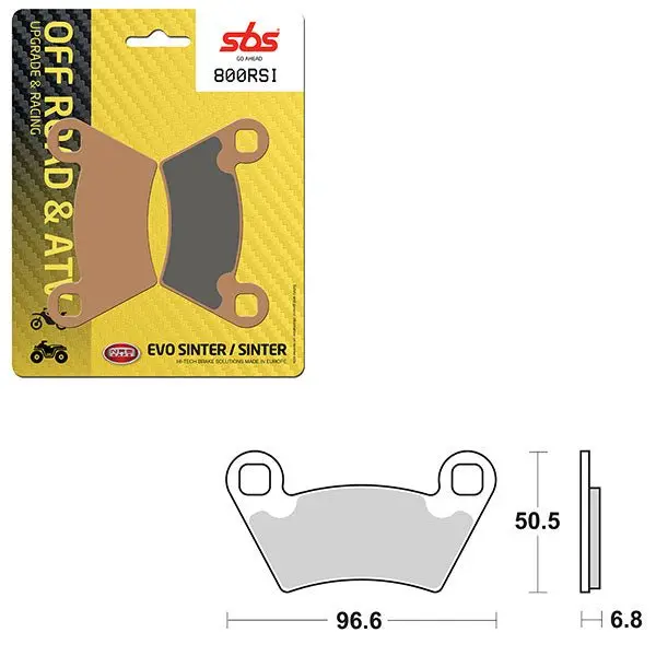 Sbs Atv/Utv Evo Sinter Brake Pad (6280800108) 1