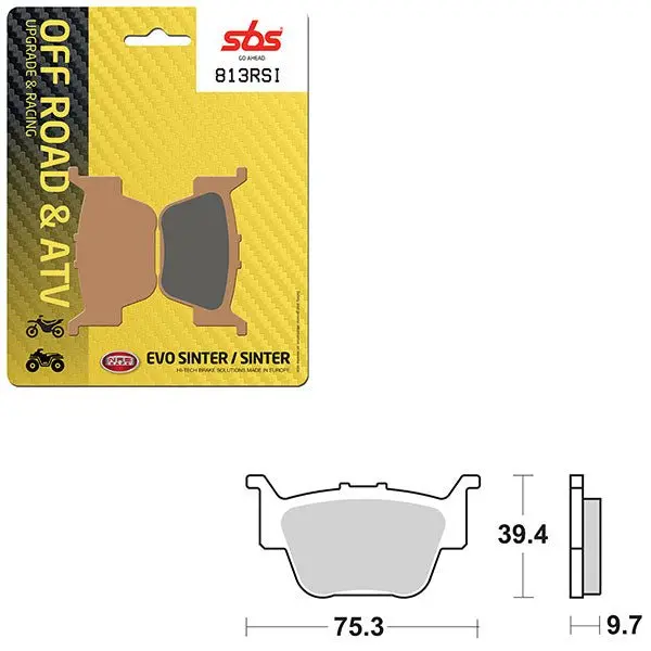 Sbs Atv/Utv Evo Sinter Brake Pad (6280813108) 1