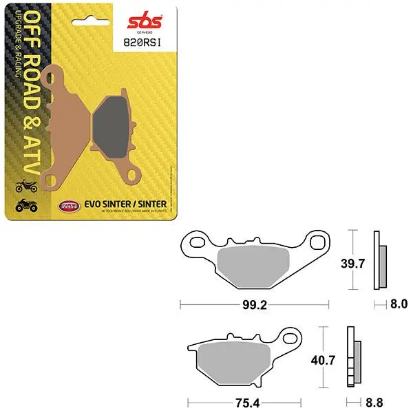 Sbs Atv/Utv Evo Sinter Brake Pad (6280820108) 1