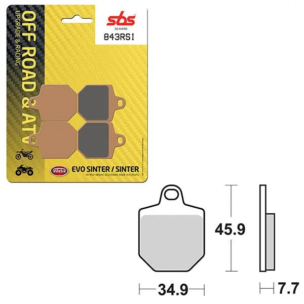 Sbs Atv/Utv Evo Sinter Brake Pad (6280843108) 1