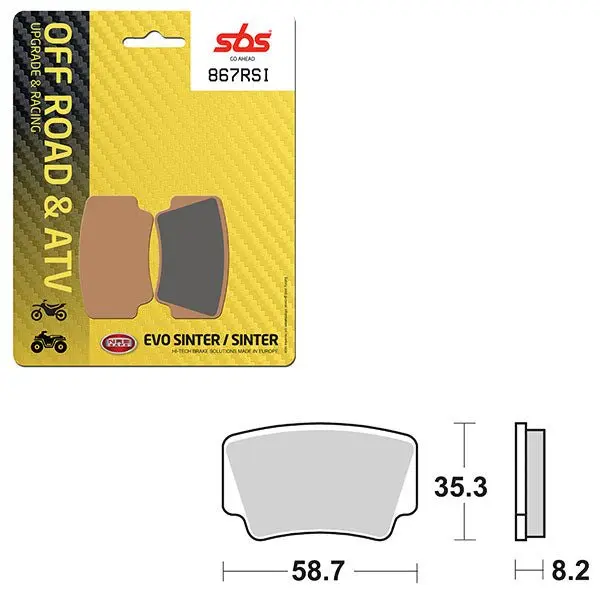 Sbs Atv/Utv Evo Sinter Brake Pad (6280867108) 1
