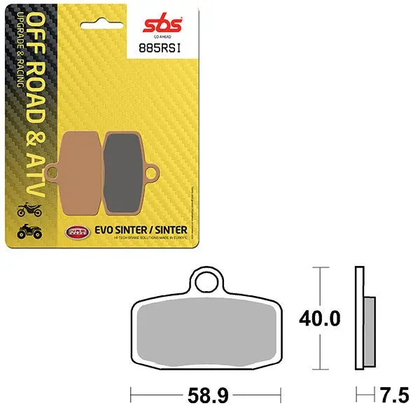 Sbs Atv/Utv Evo Sinter Brake Pad (6280885108) 1