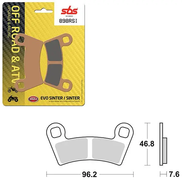 Sbs Atv/Utv Evo Sinter Brake Pad (6280898108) 1