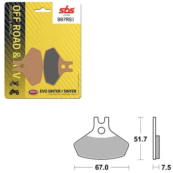 Sbs Atv/Utv Evo Sinter Brake Pad (6280907108) 1