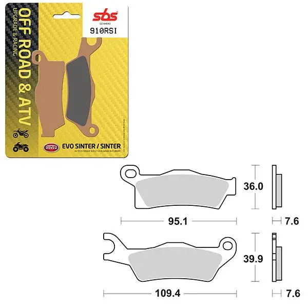 Sbs Atv/Utv Evo Sinter Brake Pad (6280910108) 1