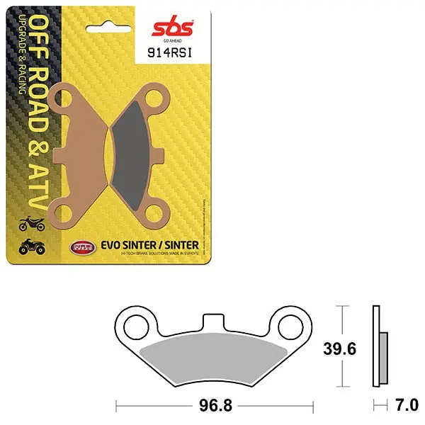 Sbs Atv/Utv Evo Sinter Brake Pad (6280914108) 1