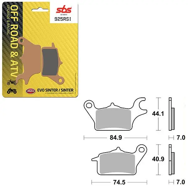 Sbs Atv/Utv Evo Sinter Brake Pad (6280925108) 1