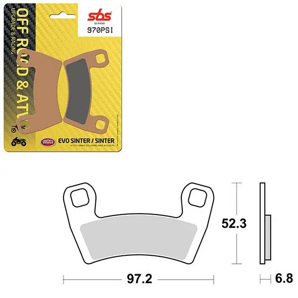 Sbs Atv/Utv Evo Sinter Brake Pad (6450970108) 1