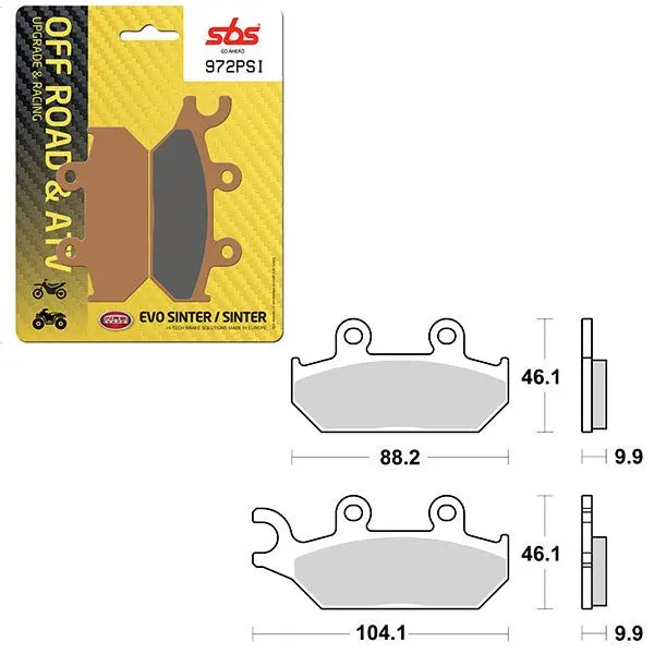 Sbs Atv/Utv Evo Sinter Brake Pad (6450972108) 1