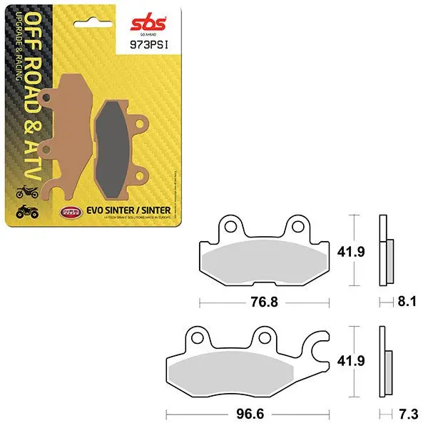 Sbs Atv/Utv Evo Sinter Brake Pad (6450973108) 1