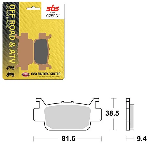 Sbs Atv/Utv Evo Sinter Brake Pad (6450975108) 1