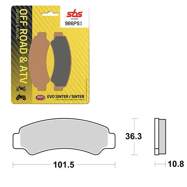 Sbs Atv/Utv Evo Sinter Brake Pad (6450986100) 1