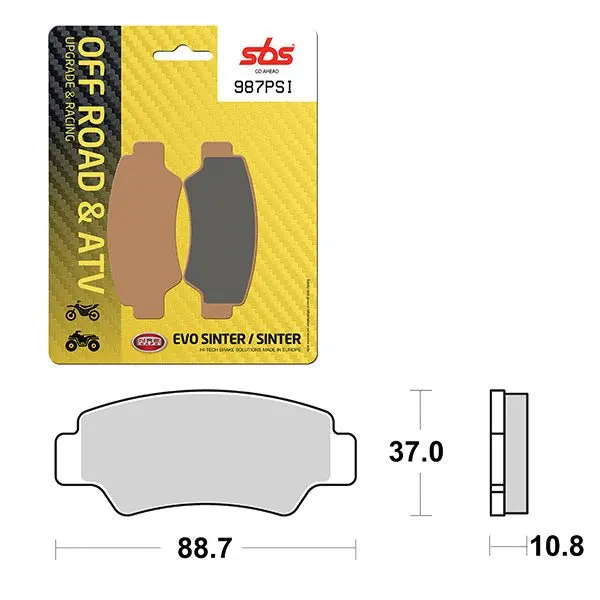 Sbs Atv/Utv Evo Sinter Brake Pad (6450987100) 1