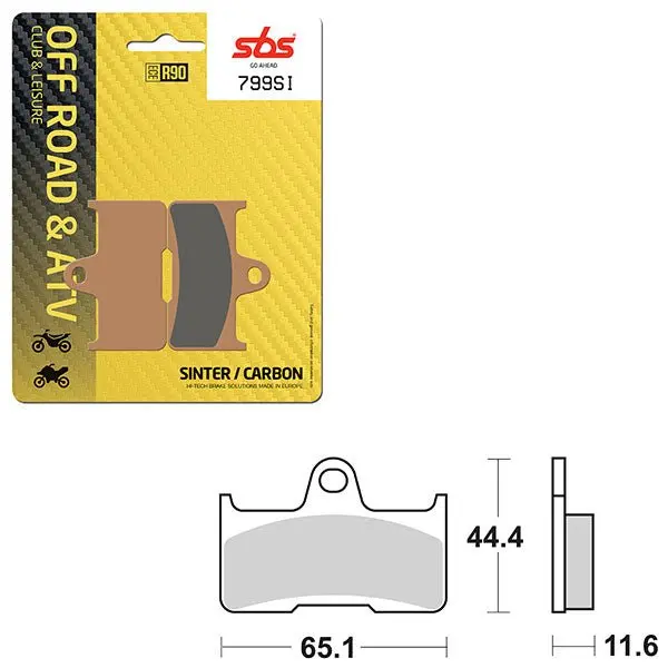 Sbs Atv/Utv Sinter Brake Pad (6240799108) 1