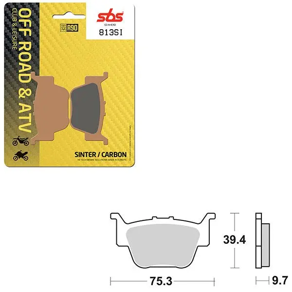 Sbs Atv/Utv Sinter Brake Pad (6240813108) 1