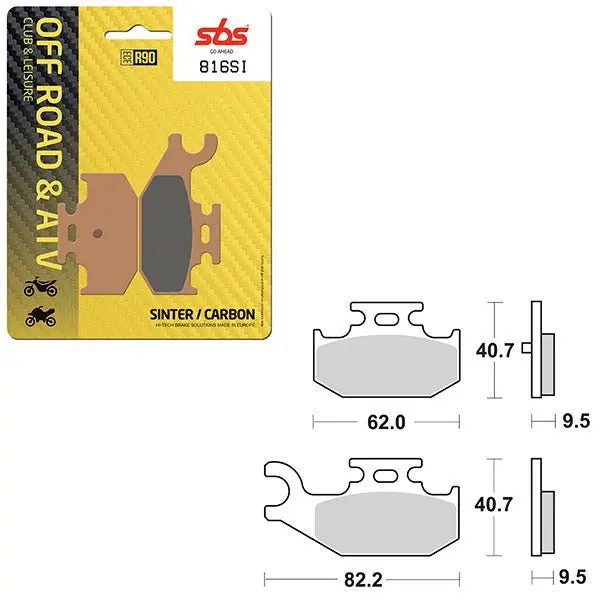 Sbs Atv/Utv Sinter Brake Pad (6240816108) 1