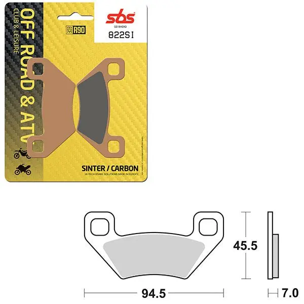 Sbs Atv/Utv Sinter Brake Pad (6240822108) 1
