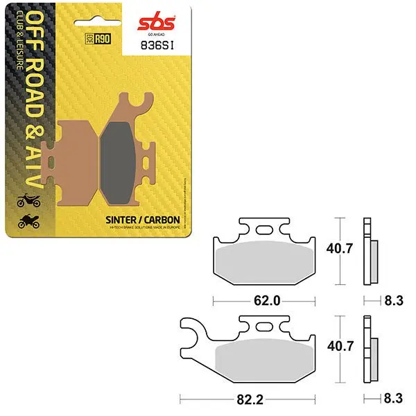 Sbs Atv/Utv Sinter Brake Pad (6240836108) 1