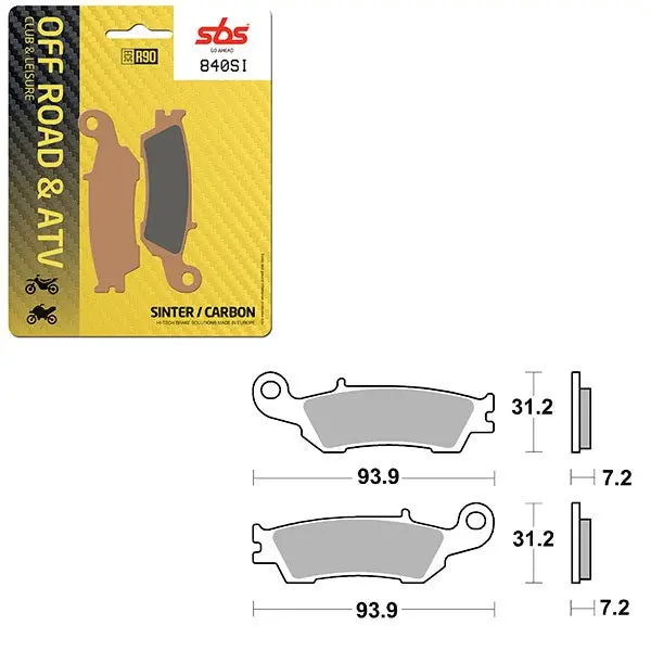 Sbs Atv/Utv Sinter Brake Pad (6240840108) 1