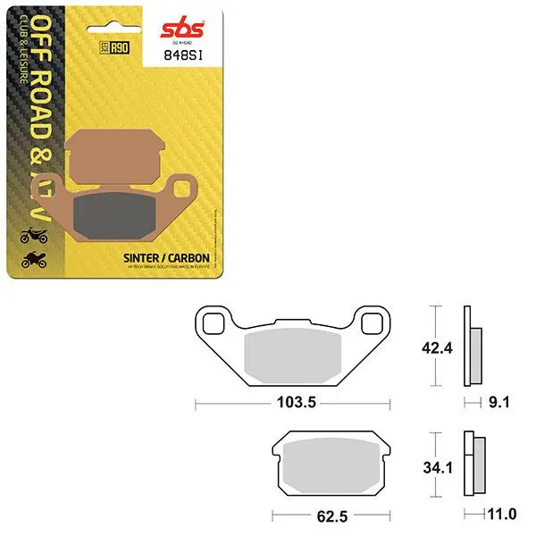 Sbs Atv/Utv Sinter Brake Pad (6240848108) 1