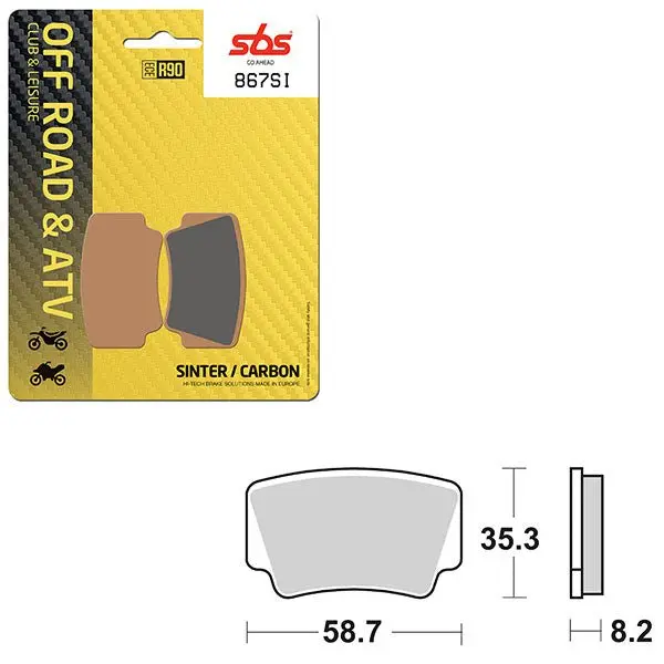 Sbs Atv/Utv Sinter Brake Pad (6240867108) 1