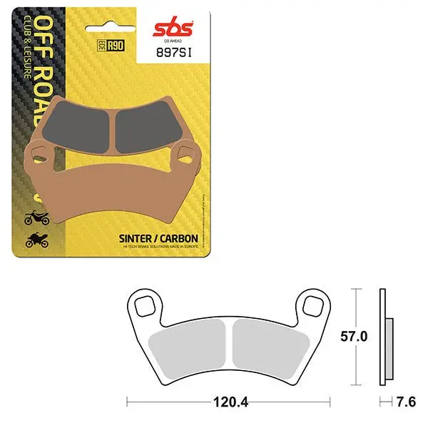 Sbs Atv/Utv Sinter Brake Pad (6240897108) 1