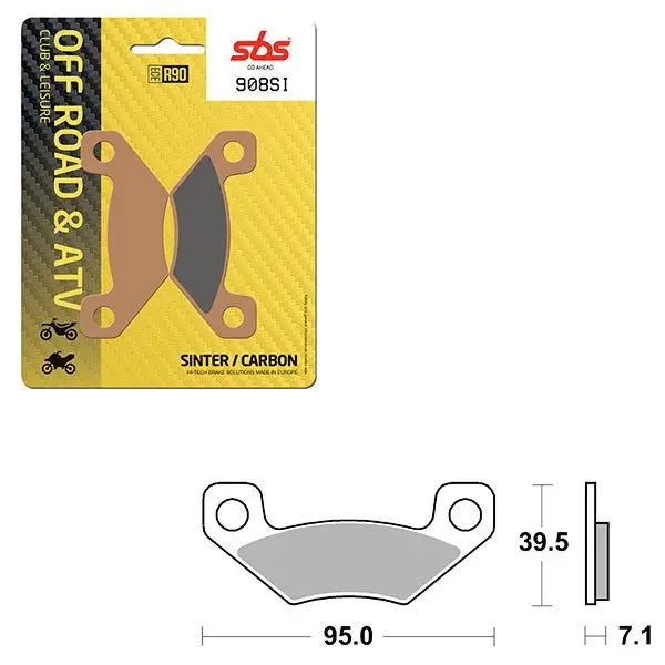 Sbs Atv/Utv Sinter Brake Pad (6240908108) 1