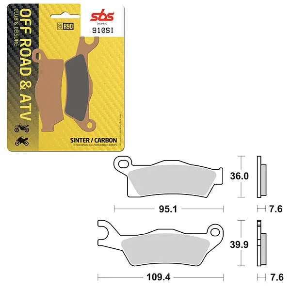Sbs Atv/Utv Sinter Brake Pad (6240910108) 1