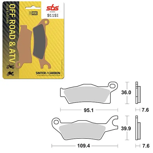 Sbs Atv/Utv Sinter Brake Pad (6240911108) 1