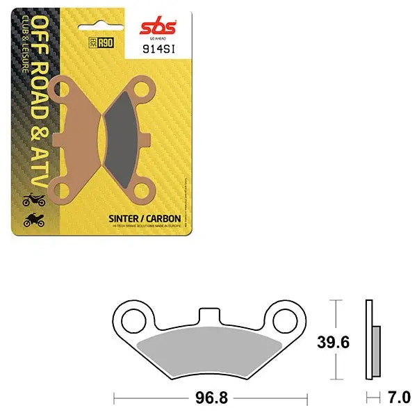 Sbs Atv/Utv Sinter Brake Pad (6240914108) 1