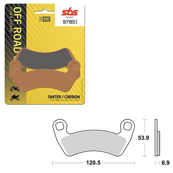 Sbs Atv/Utv Sinter Brake Pad (6240978108) 1