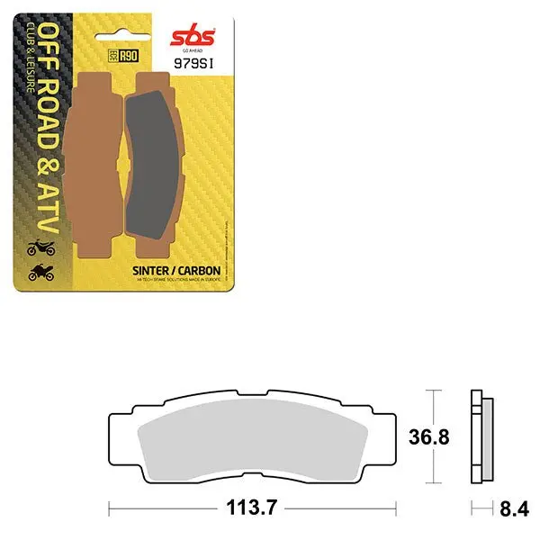 Sbs Atv/Utv Sinter Brake Pad (6240979108) 1