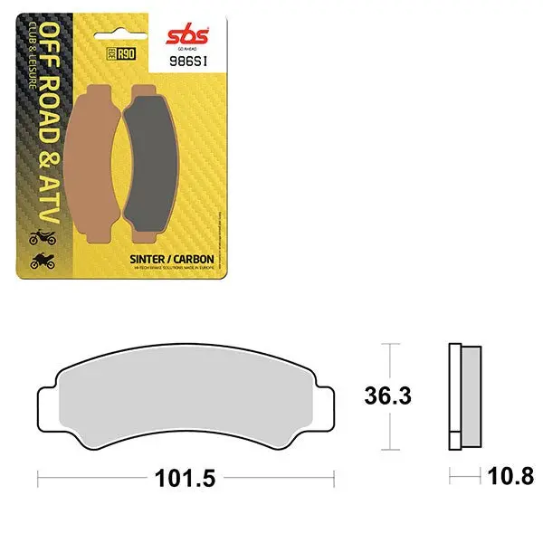 Sbs Atv/Utv Sinter Brake Pad (6240986100) 1