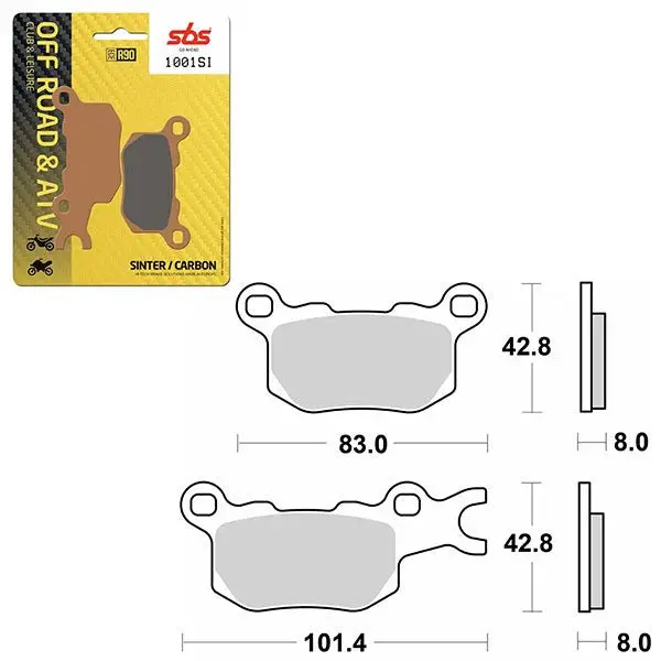 Sbs Atv/Utv Sinter Brake Pad (6241001100) 1
