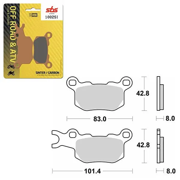 Sbs Atv/Utv Sinter Brake Pad (6241002100) 1