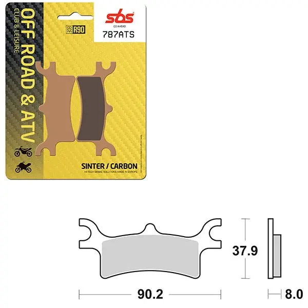 Sbs Atv/Utv Sinter Brake Pad (6460787108) 1