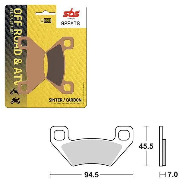 Sbs Atv/Utv Sinter Brake Pad (6460822108) 1
