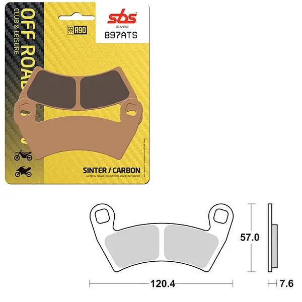Sbs Atv/Utv Sinter Brake Pad (6460897108) 1