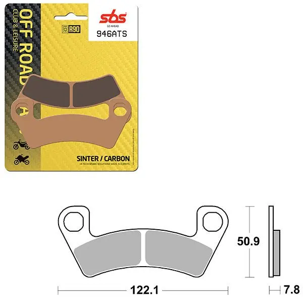 Sbs Atv/Utv Sinter Brake Pad (6460946108) 1