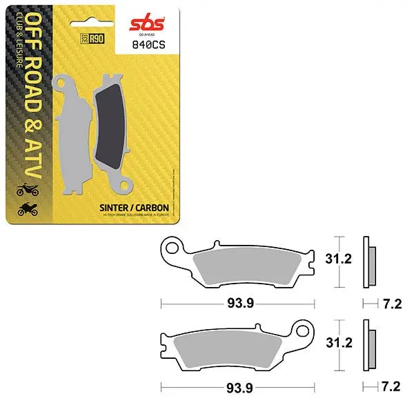 Sbs Club, Trails & Leisure Carbon Brake Pad (6330840108) 1