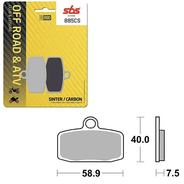 Sbs Club, Trails & Leisure Carbon Brake Pad (6330885108) 1