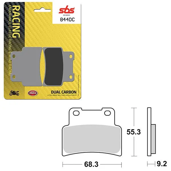 Sbs Dual Carbon Front For Race Use Only Brake Pad (6290844108) 1