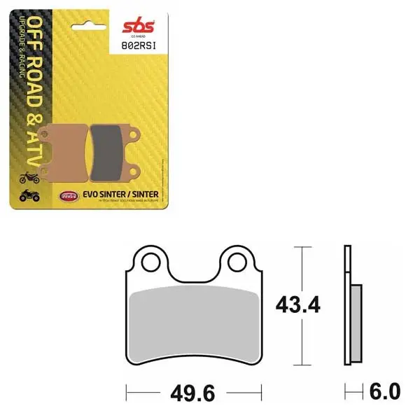 Sbs Evo Sinter Brake Pad (6280802100) 1