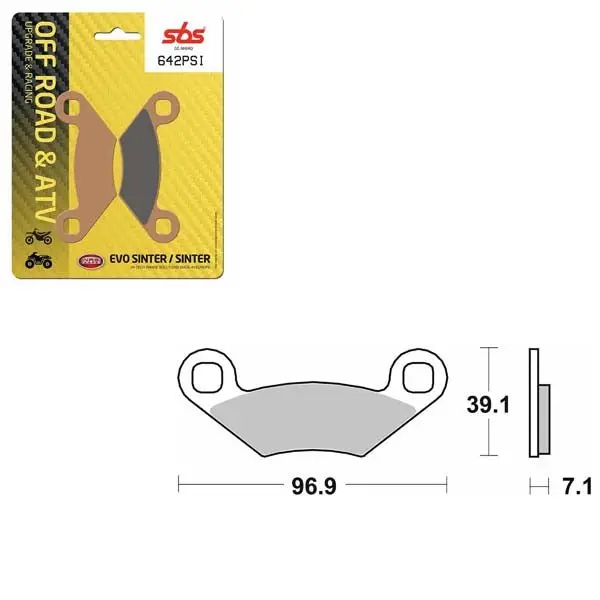 Sbs Evo Sinter Brake Pad (6450642100) 1