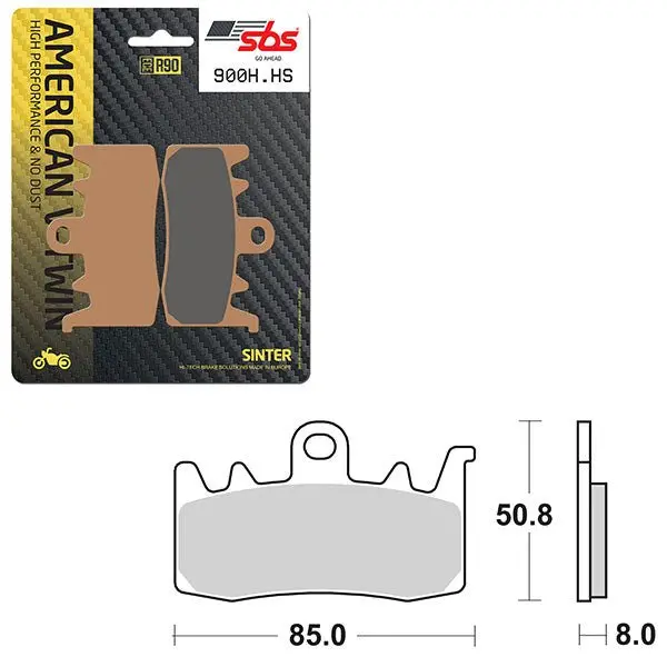 Sbs High Performance & No Dust Sinter Front Brake Pad (6550900108) 1