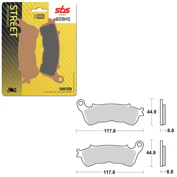 Sbs Performance Hs Sinter Front Brake Pad (6250828108) 1